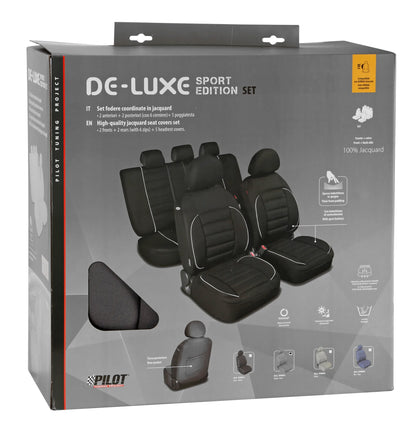 La confezione di De-Luxe Sport Edition, set fodere coordinate