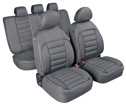De-Luxe Sport Edition, set fodere coordinate — sedili anteriori con imbottiture di contenimento sportive