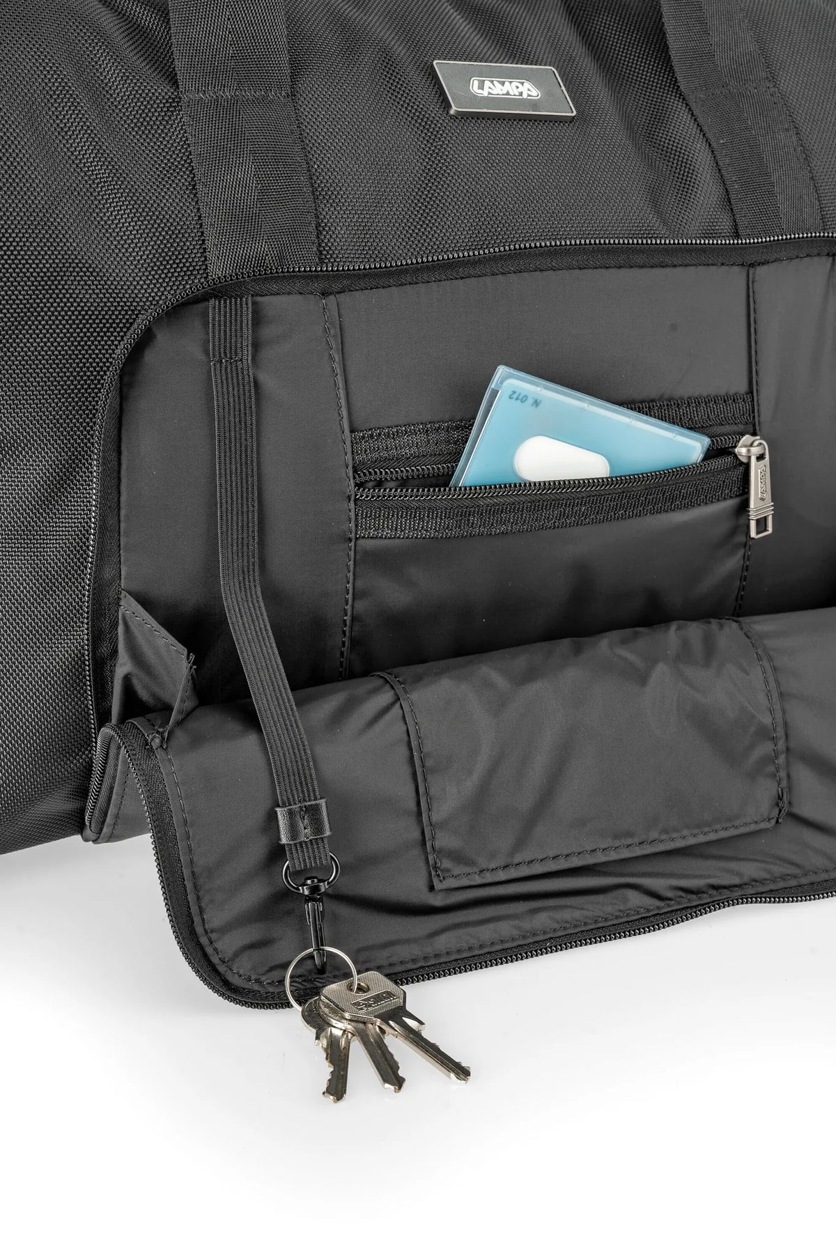 DF-02 Duffle, borsa da viaggio doppia espansione montato sul veicolo
