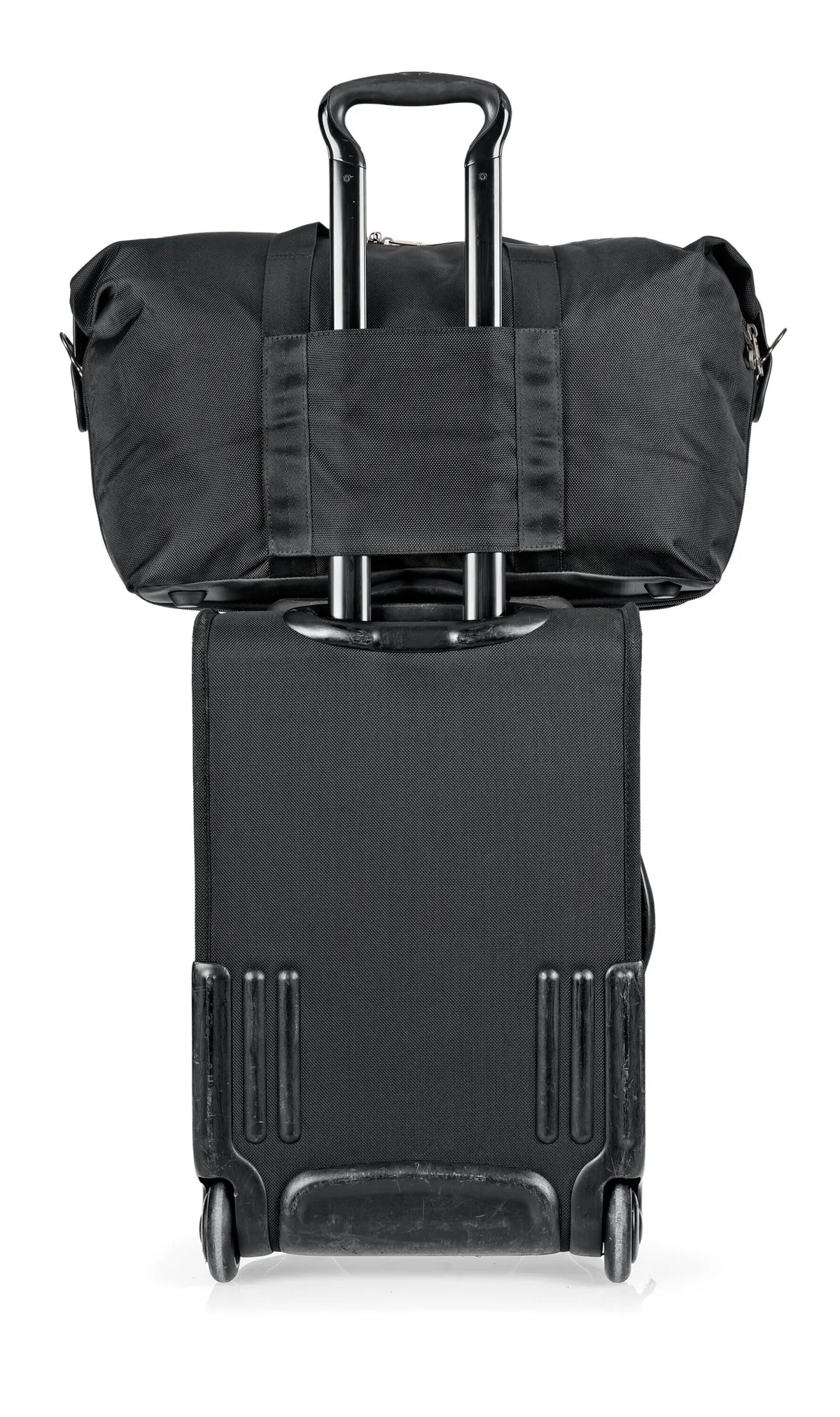 DF-02 Duffle, borsa da viaggio doppia espansione montato sul veicolo