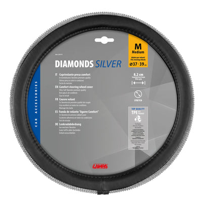 La confezione di Diamonds Silver, coprivolante in Skeentex - S - Ø 35/37 cm