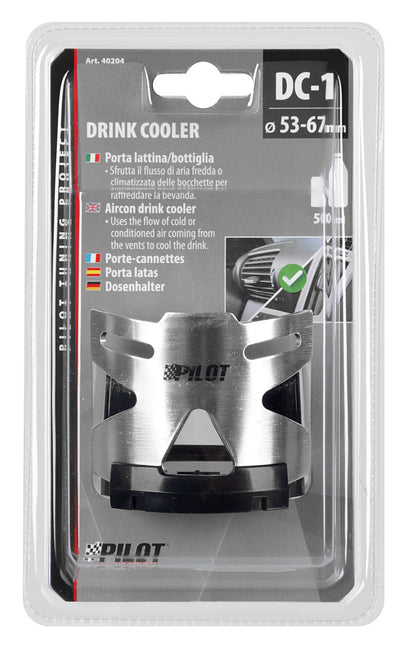 La confezione di Drink-Cooler, porta lattina