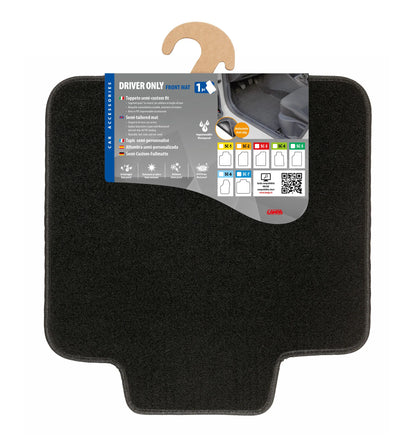 La confezione di Driver Only, tappeto semi-custom fit