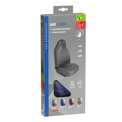 La confezione di Easy Cover, coprisedile anteriore elasticizzato