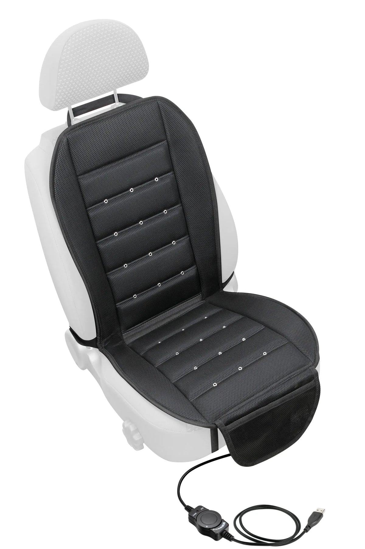 Elegance Air-Jet System, schienale ventilato — potente turboventola con unità di controllo del flusso d'aria regolabile
