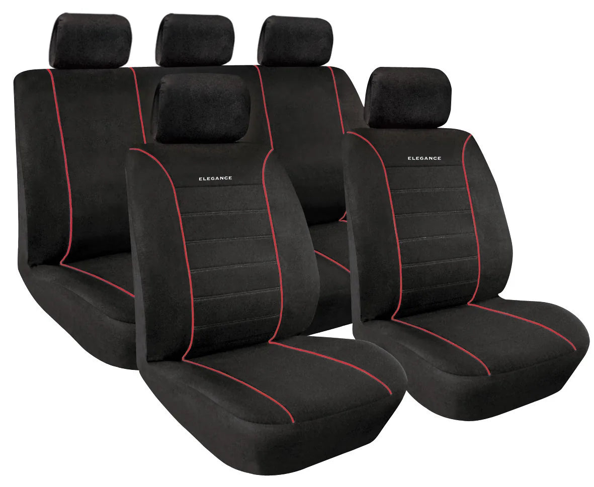 Elegance, set fodere coordinate — fronte: tessuto in velluto di poliestere