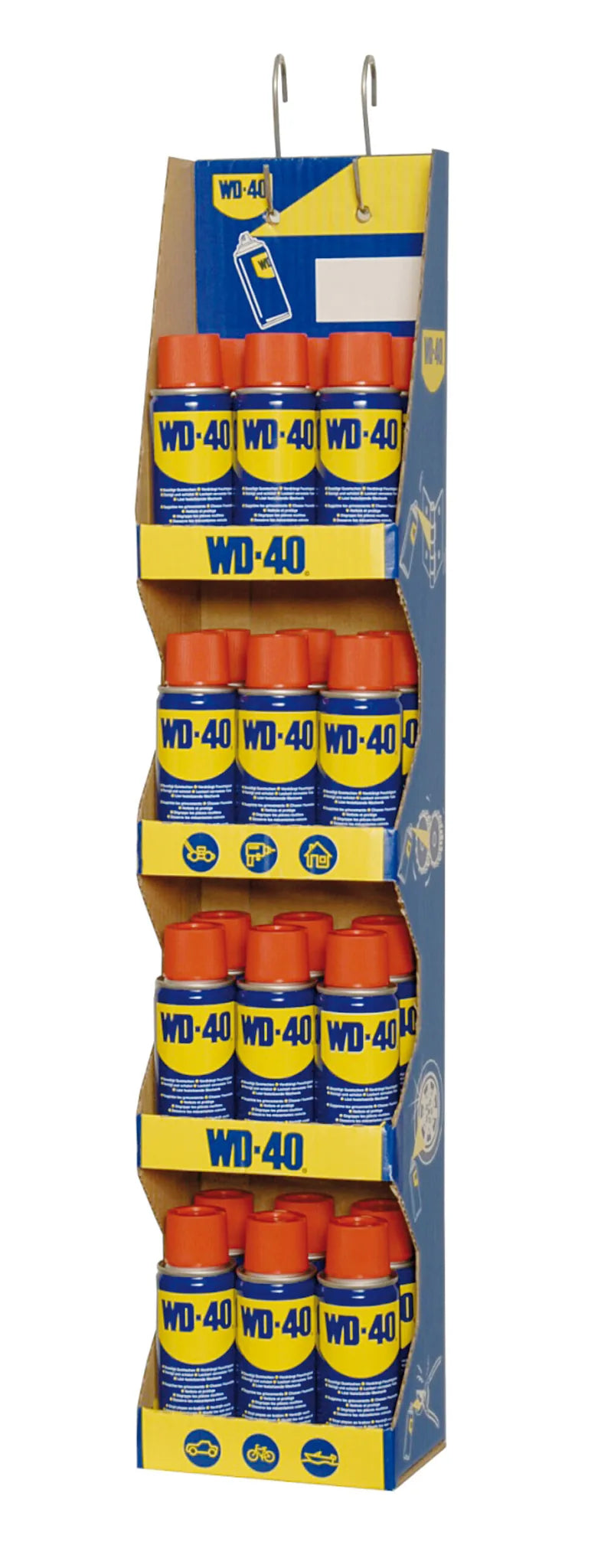 Espositore sbloccante spray ml 100 - 24 pz WD-40 — espositore completo con 24 pz