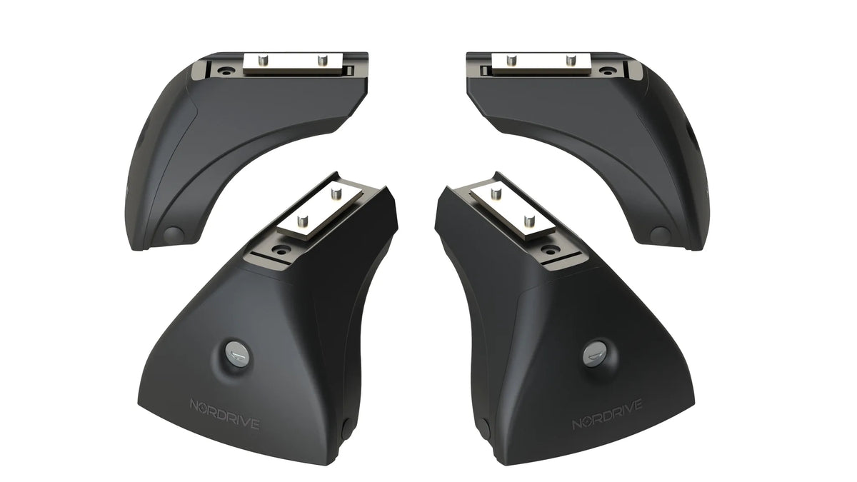 Evos ST (standard), kit 4 piedi con profilo standard su fondo bianco, vista 5