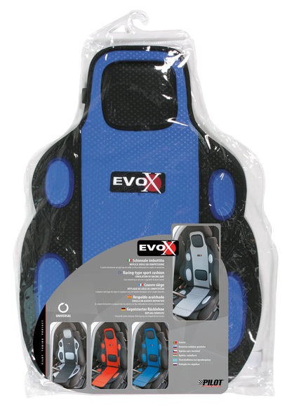 La confezione di Evox, schienale imbottito