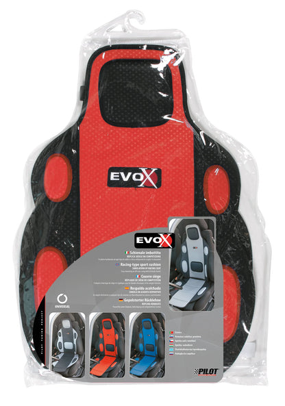 La confezione di Evox, schienale imbottito
