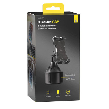 La confezione di Expansion Grip, porta telefono/tablet per portalattina