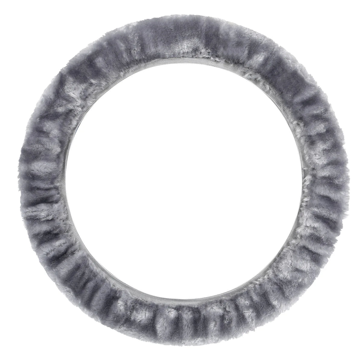 Fancy Plush, coprivolante elasticizzato in pelliccia — in pelliccia sintetica. Facile da montare