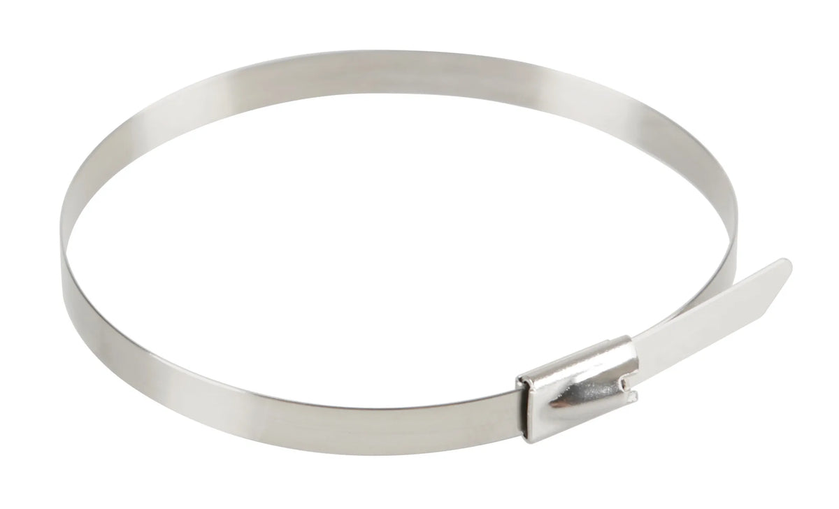 Fascette in acciaio inox, set 20 pz — ideali per applicazioni moto, auto, camion