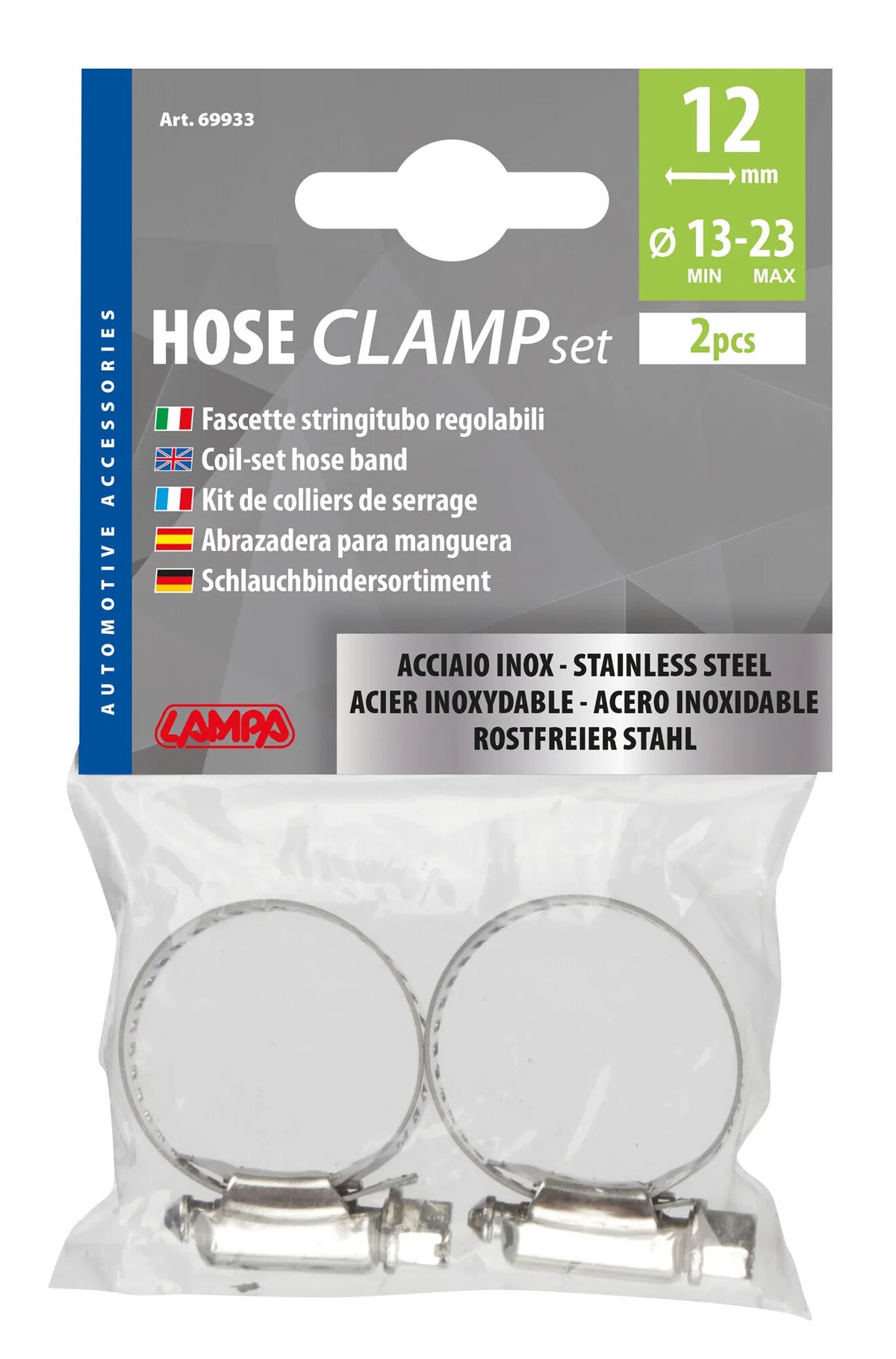 La confezione di Fascette stringitubo in acciaio inox, vista 4