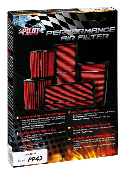 La confezione di Filtro aria Pilot Performance PP42