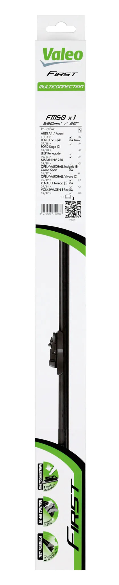 La confezione di First Flat Blades, spazzola tergicristallo, vista 6
