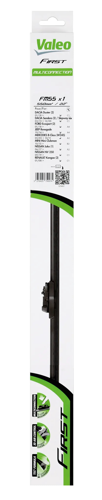 La confezione di First Flat Blades, spazzola tergicristallo, vista 8