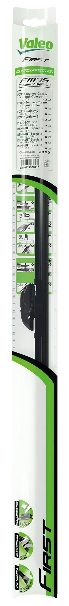 La confezione di First Flat Blades, spazzola tergicristallo, vista 12