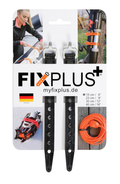 La confezione di FixPlus Nano, cinghia elastica di fissaggio, 2 pz - 1,25 x