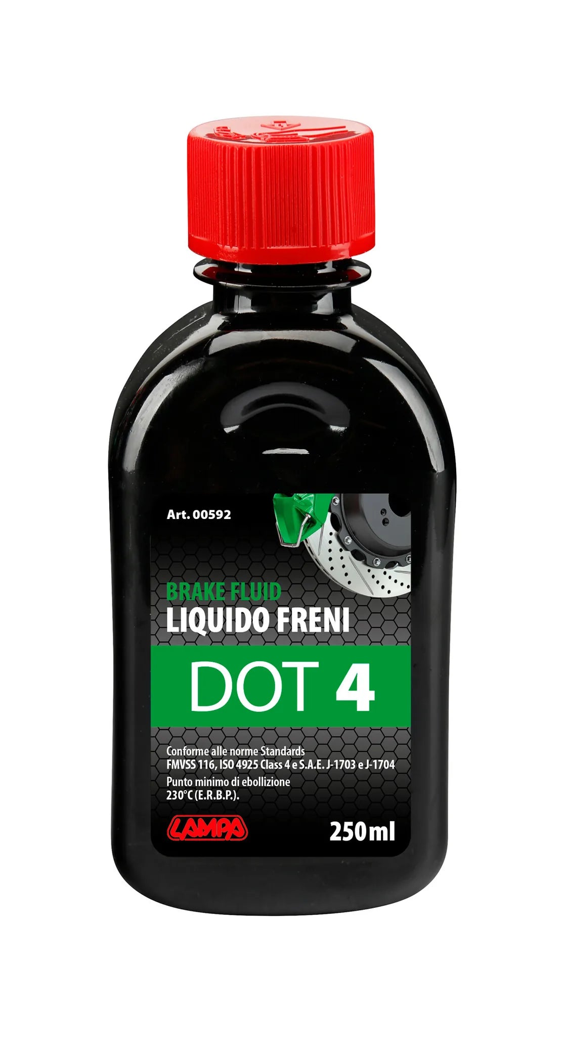 Fluido freni — conforme alle norme Standards FMVSS 116, ISO 4925 Class 4 e S.A.E. J-1703 e J-1704