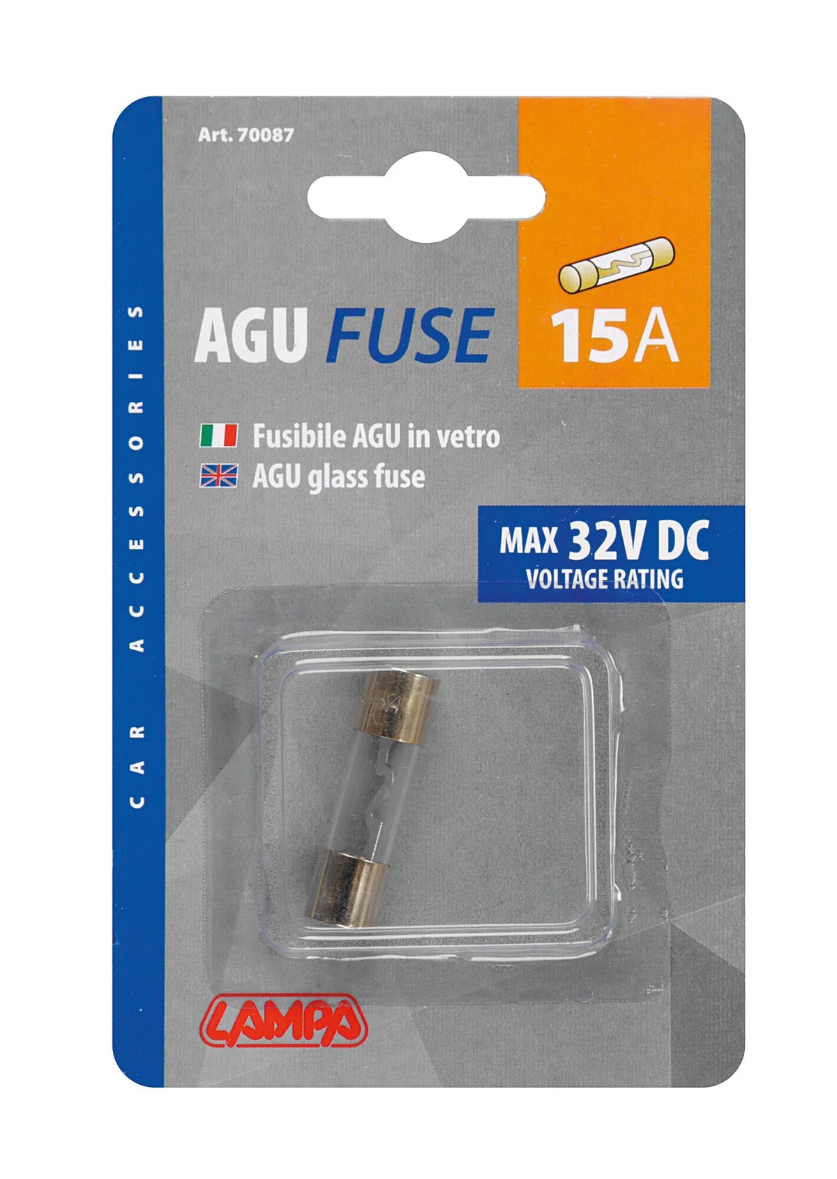 La confezione di Fusibile AGU in vetro, 12/32V, vista 2