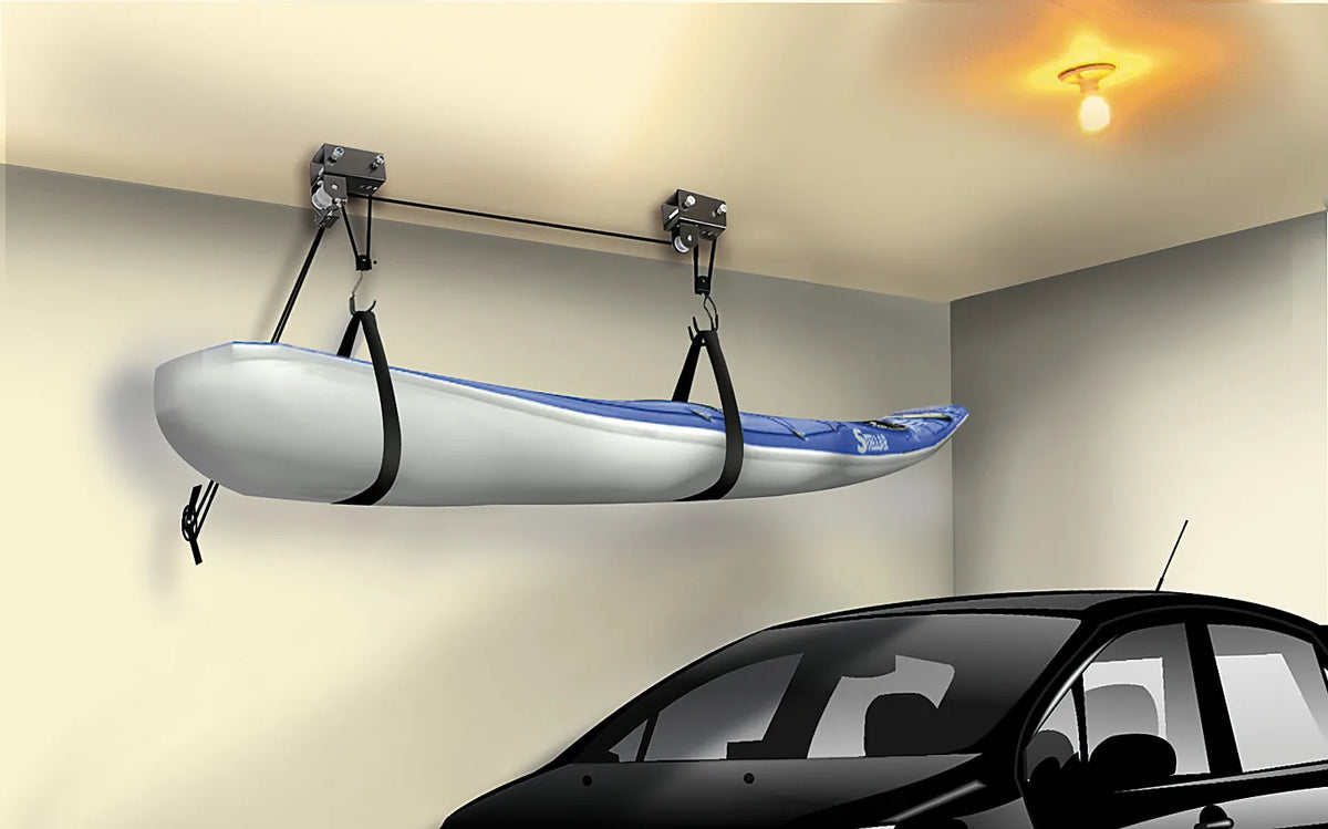 Garage Lift, sistema di sollevamento per garage montato sul veicolo, vista 5