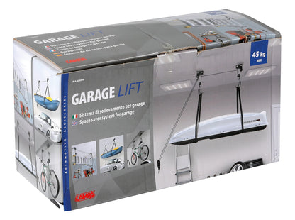 La confezione di Garage Lift, sistema di sollevamento per garage