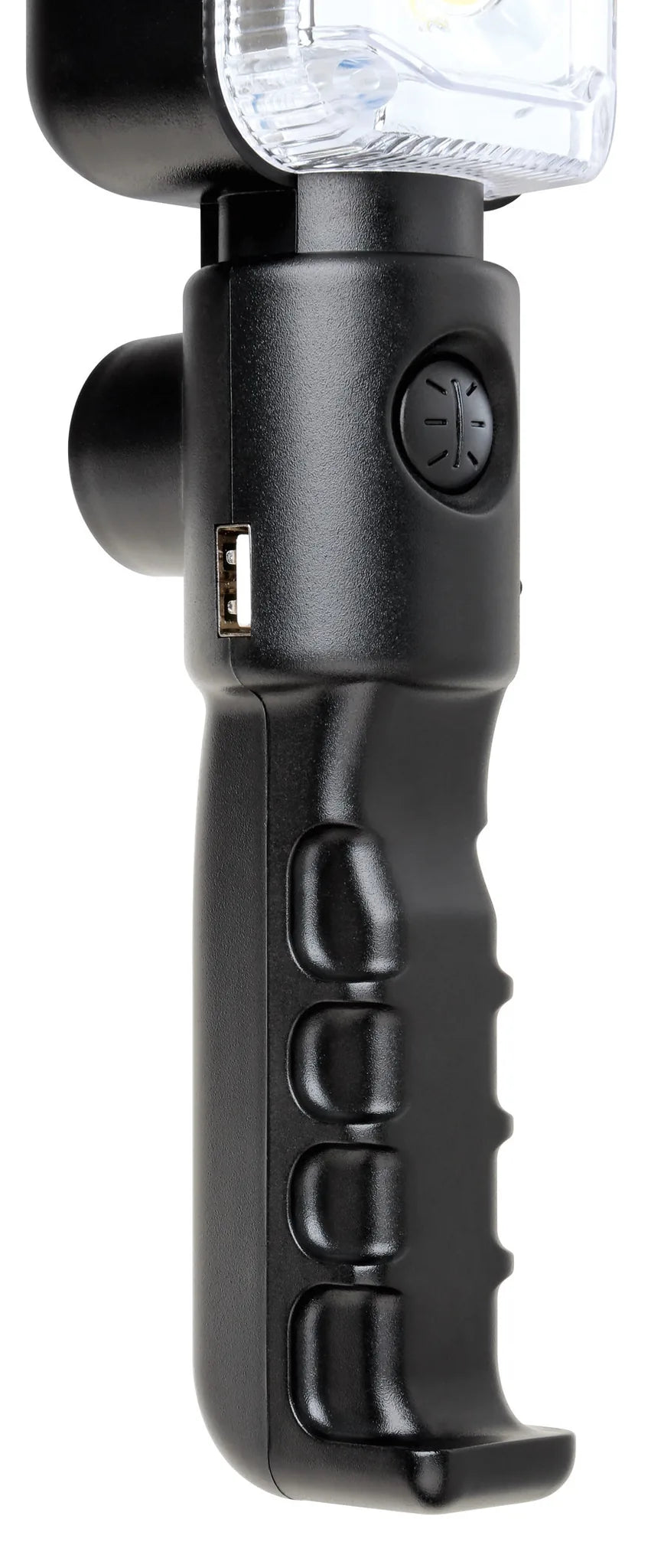 GL-11 Trucker, lampada ispezione ricaricabile a Led Cob su fondo bianco, vista 7