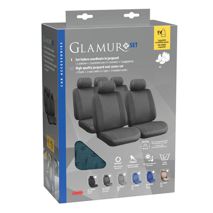 La confezione di Glamur, set fodere coordinate in jacquard