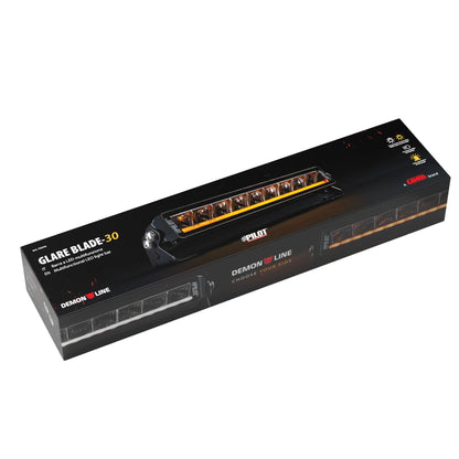 La confezione di Glare Blade-30, barra multifunzione a Led - 12/24V