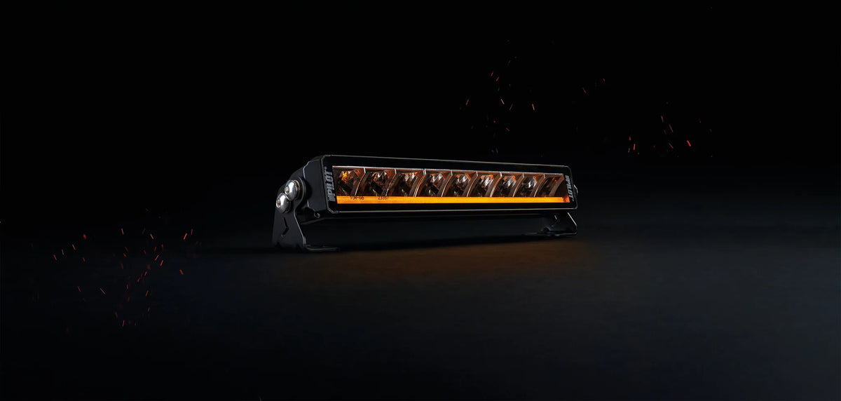 Glare Blade-30, barra multifunzione a Led - 12/24V — luce di segnalazione, 4 modalità flash: singolo (omologato R65)…