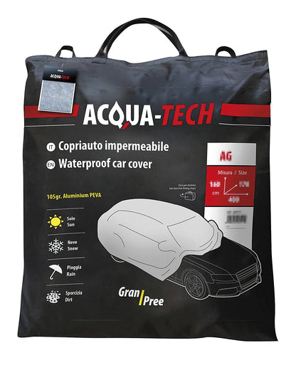 La confezione di Gran-Pree Acqua-Tech, copriauto impermeabile, vista 2