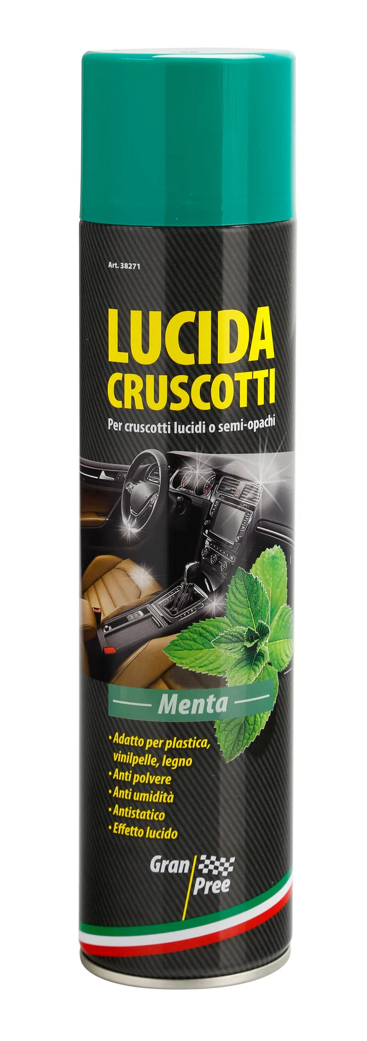 Gran Pree, lucida cruscotti - 600 ml — grazie alla sua profumazione, elimina l'odore di fumo