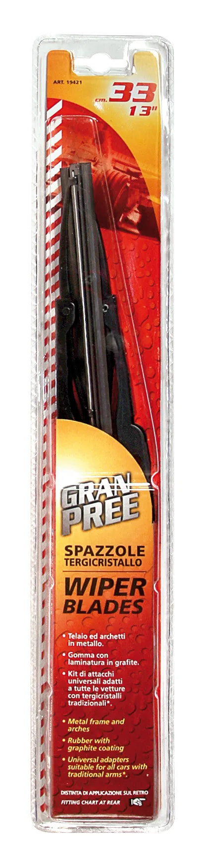 La confezione di Gran-Pree, spazzole tergicristallo, vista 2