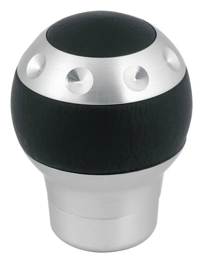 GT-X - Pomello leva cambio — pomello leva cambio in pelle e alluminio spazzolato