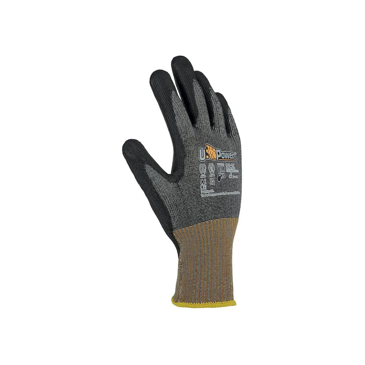 Guanti da lavoro antitaglio U-Power BACHATA Orange/Grey