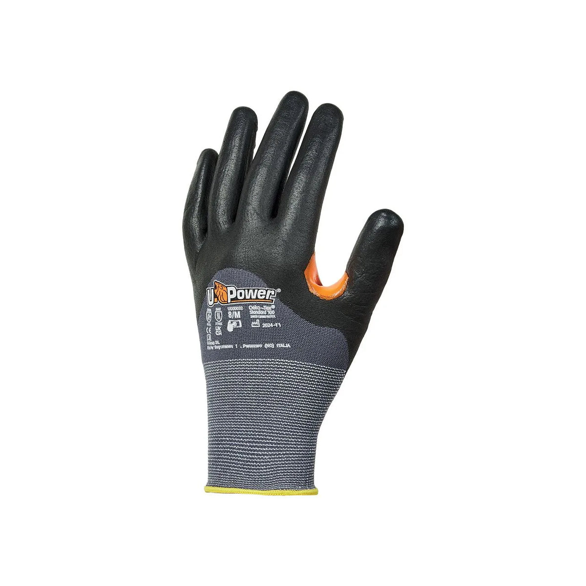 Guanti da lavoro per rischi meccanici U-Power CLAW Orange/Grey
