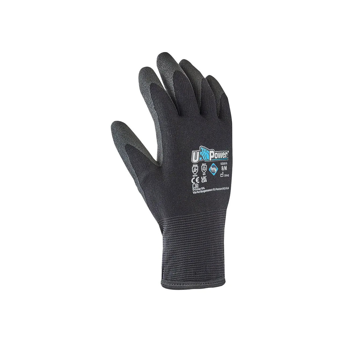 Guanti da lavoro per rischi termici U-Power OLAF Grey/Black