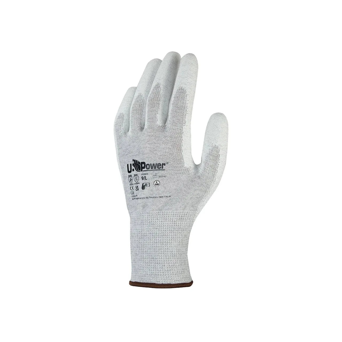 Guanti da lavoro U-Power PIKA Grey/White