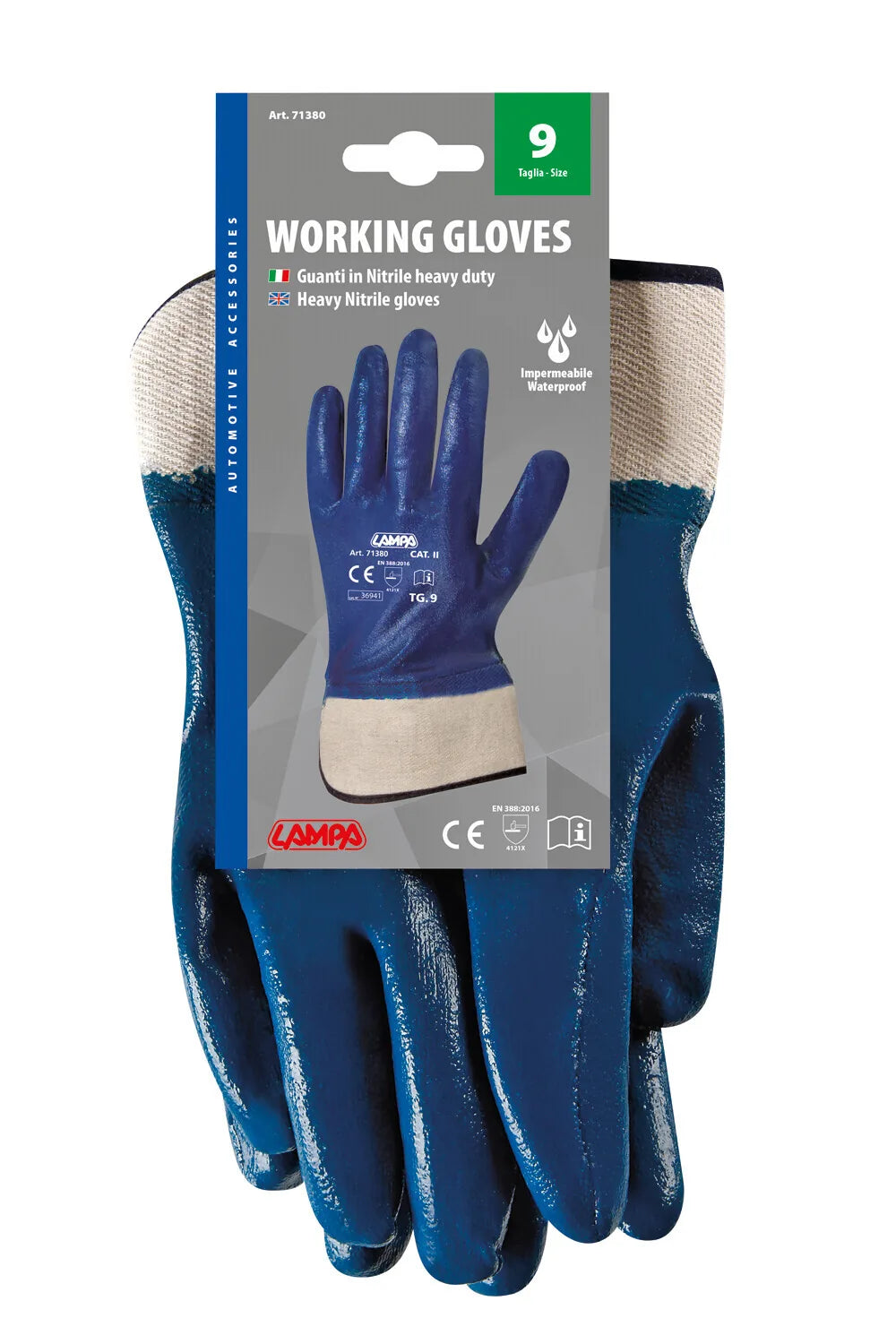 La confezione di Guanti in nitrile Heavy-Duty
