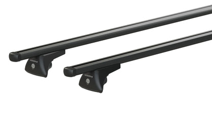 Helio Black In-Rail, set completo barre portatutto in — composto da: Coppia barre portatutto Helio [N15071], Kit Evos IA…