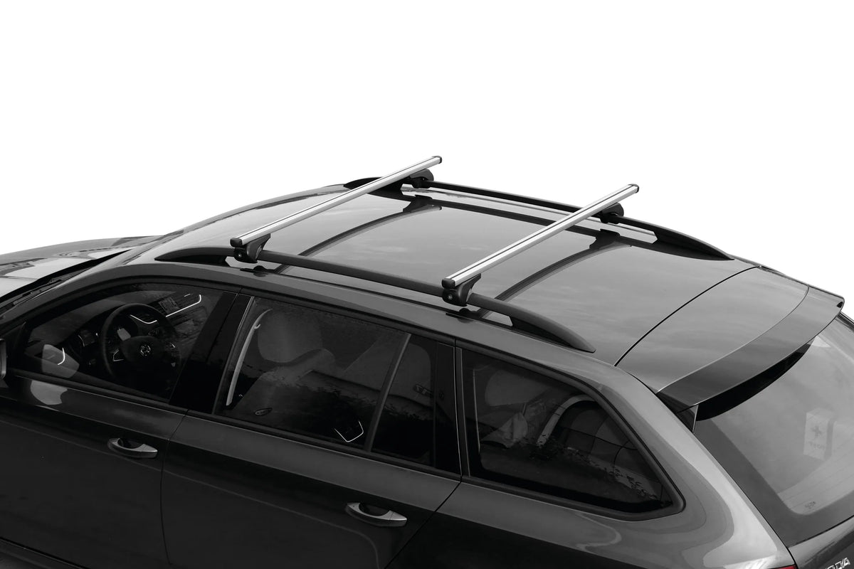 Helio Rail, set completo barre portatutto in alluminio montato sul veicolo