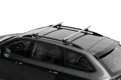 Helio Rail, set completo barre portatutto in alluminio montato sul veicolo