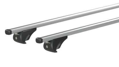Helio Rail, set completo barre portatutto in alluminio — composto da: Coppia barre portatutto Helio [N15075], Kit Evos RA…