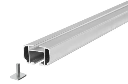 Helio Rail, set completo barre portatutto in alluminio — composto da: Coppia barre portatutto Helio [N15074], Kit Evos RA…