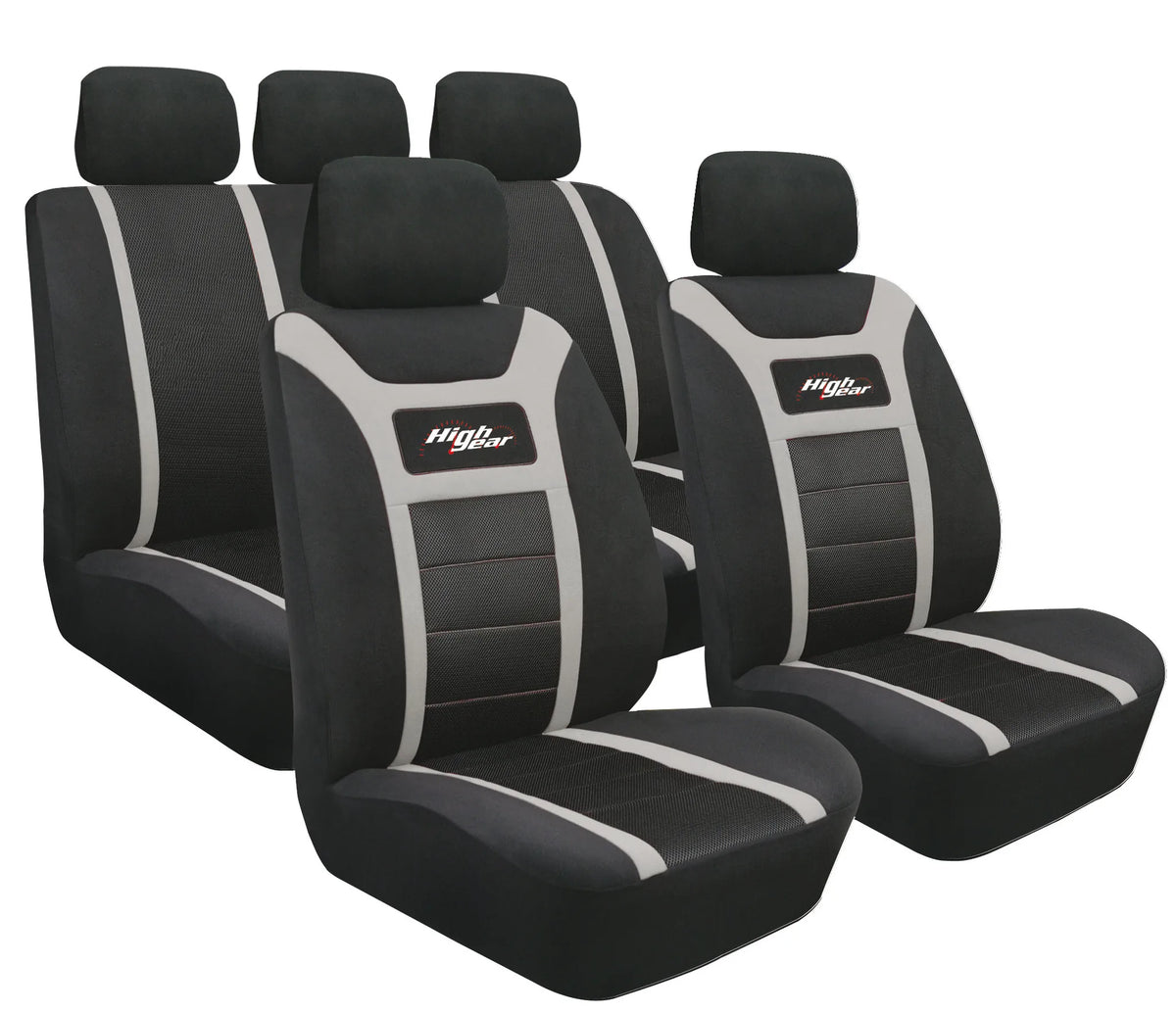 High-Gear, set fodere coordinate — laterali / retro: tessuto in poliestere coordinato