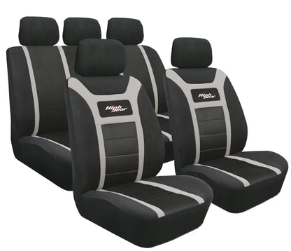 High-Gear, set fodere coordinate — laterali / retro: tessuto in poliestere coordinato