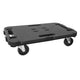 Pedana c/ruote port. 300kg cm.48x29x12,5 nera