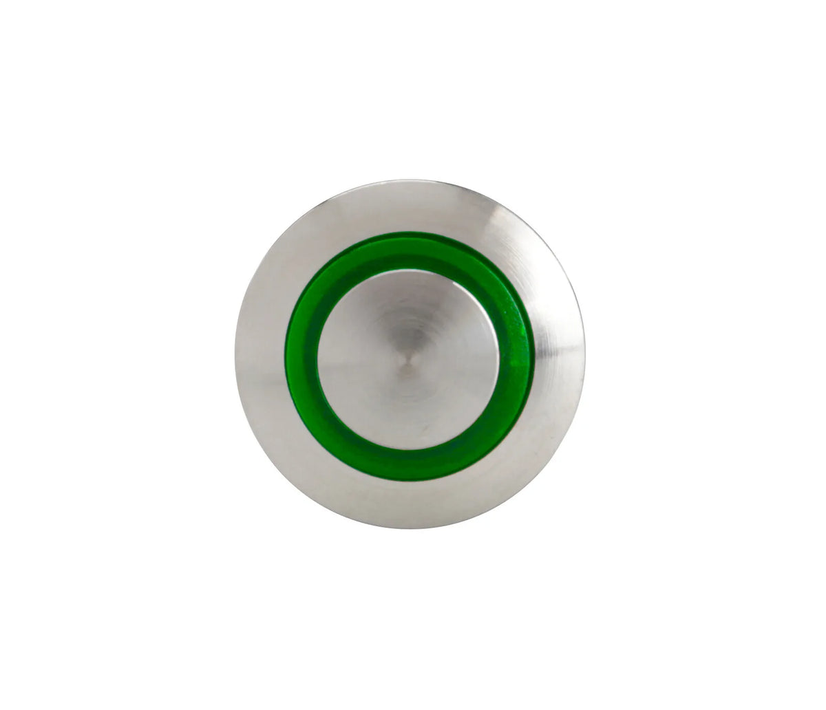 Interruttore a pulsante con spia a Led, 12/24V su fondo bianco, vista 7