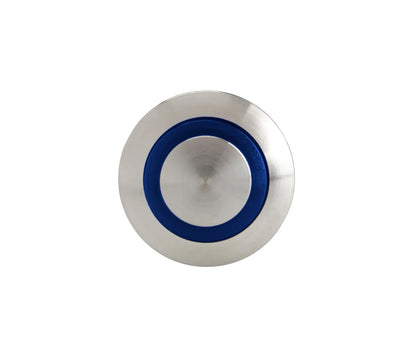 Interruttore a pulsante con spia a Led, 12/24V su fondo bianco, vista 11